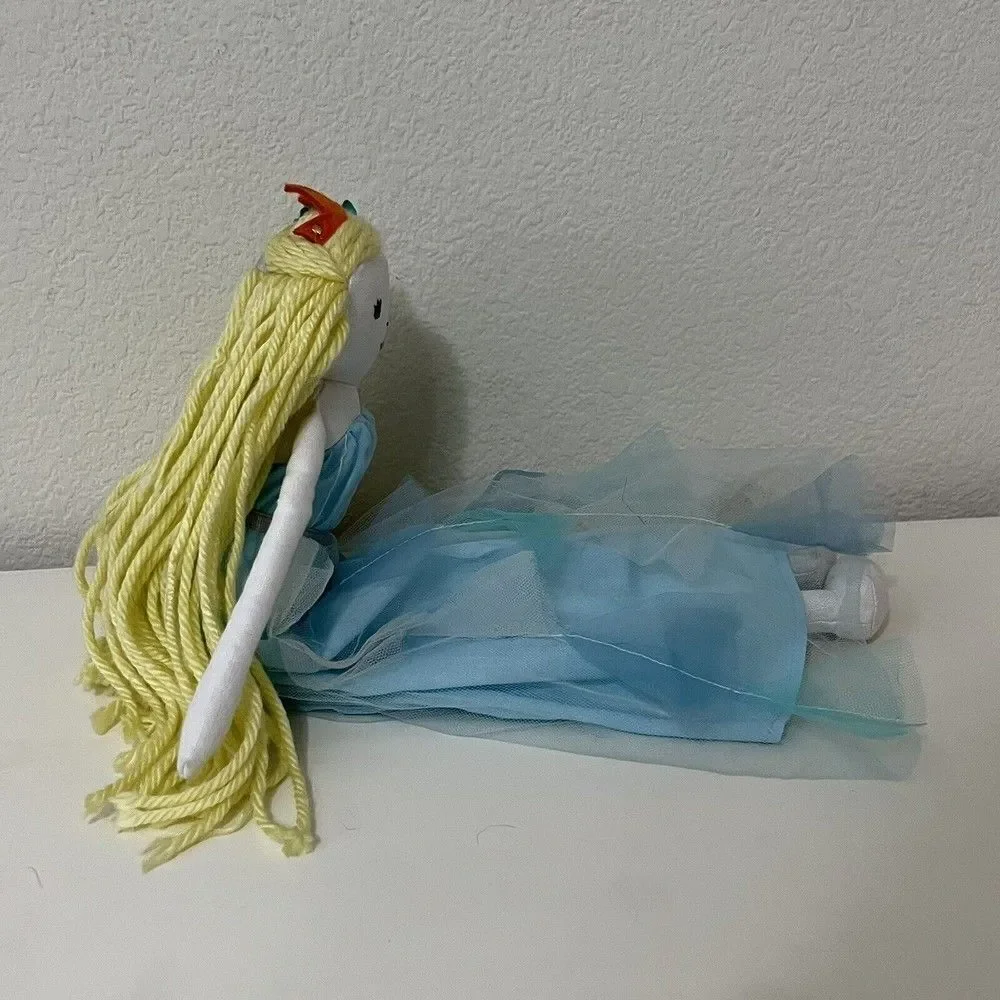 Pottery Barn Kids Designer Doll Mermaid on Land Sea Princess Blue Dress 18